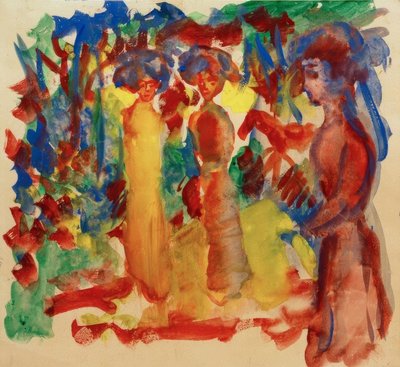 Frauen beim Spaziergang von August Macke